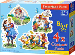 Puzzle pentru Copii Snow White's Story pentru 3++ Ani 22buc Castorland