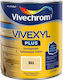 Vivechrom Vivexyl Plus Συντηρητικό Ξύλου Διαλύτου 501 Άχρωμο Ματ 2.5lt
