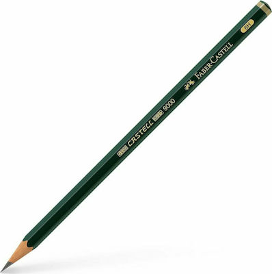 Faber-Castell 9000 Creion 6H Verde