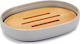 51722 Bamboo Soap Dish Countertop Gray