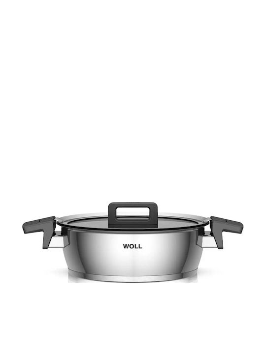 Woll Concept Saute With Lid made of Stainless Steel with Non-Stick Coating 24cm
