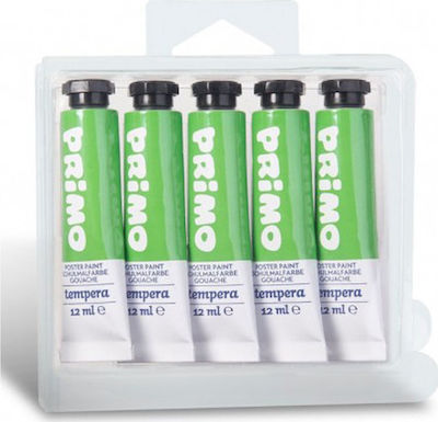 Primo Tempera Τέμπερα Ζωγραφικής Green 600 Light σε Σωληνάριο 12ml