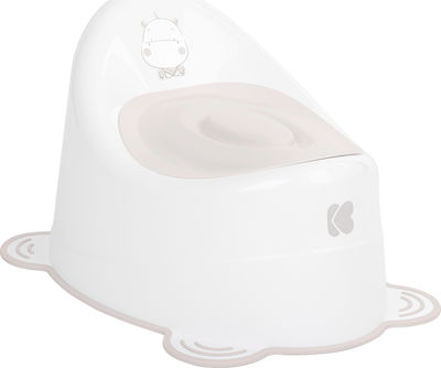 Kikka Boo Classic Potty Hippo with Lid Beige