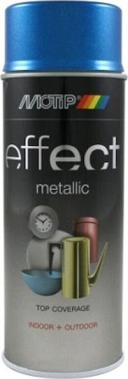 Motip Dupli Спрей Боядисване Deco Effect Metallic Lacquer с Металик Ефект Синьо 400мл