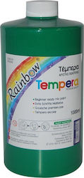 Rainbow Tempera Colour Paint Bottle 1000ml Green