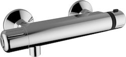 Ottone Meloda 57210 Shower Shower Faucet Thermostatic Silver