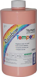 Rainbow Tempera Colour Paint Bottle 1000ml Pink