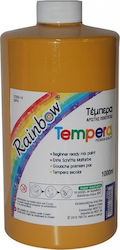 Rainbow Tempera Colour Paint Bottle 1000ml Yellow