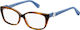 Max & Co Women's Acetate Brown Tortoise Prescription Eyeglass Frame 295 STG