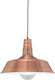 Ondaluce Loira Pendant Light Single-Light Bell for Socket E27 Bronze