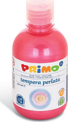 Primo Perlata Tempera Colour Paint Bottle 300ml Red