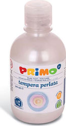 Primo Perlata Tempera Farben Pearl Silver in Flasche 300ml 1Stück