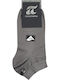 Pournara Men's Solid Color Socks Gray