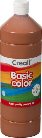 Creall Basic Tempera Paints Light Brown 18 in Bottle 1000ml 1pcs