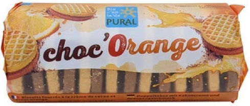 Pural Organic Biscuits Bio Bis With Filling Dark Chocolate 1pcs 85gr