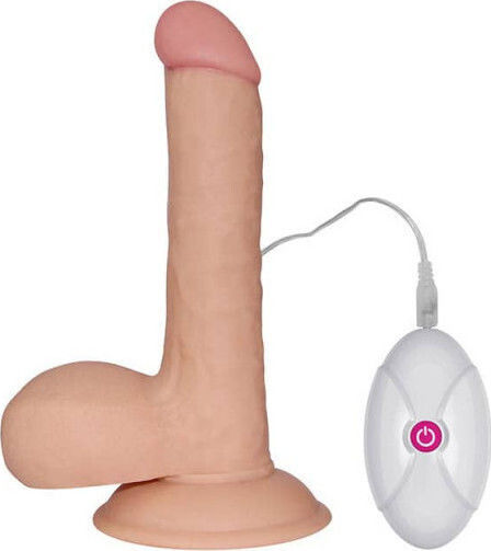 Lovetoy The Ultra Soft Dude Ρεαλιστικός Δονητής 19cm Flesh