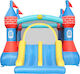 Happy Hop Inflatable Castle with Trampoline and Slide for Ages 3+