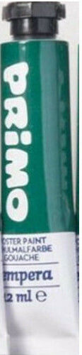 Primo Poster Paint Tempera Paints Dark Green in Tube 12ml 1pcs