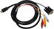 Cable HDMI male - VGA male 1.8m Μαύρο