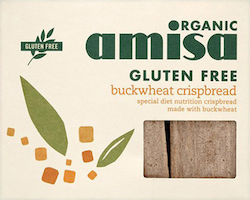 amisa Bio Crackers mit Buchweizen mit Buchweizen Geschmack Glutenfrei 120gr