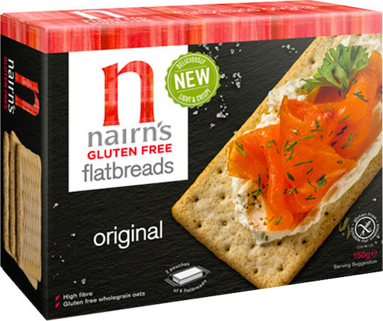 nairn's Crackers Azimă de ovăz gust natural Fără gluten 6x150gr