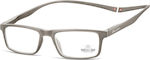 Montana Eyewear MR59C Unisex Reading Glasses +2.50 with Magnet Matt Grey