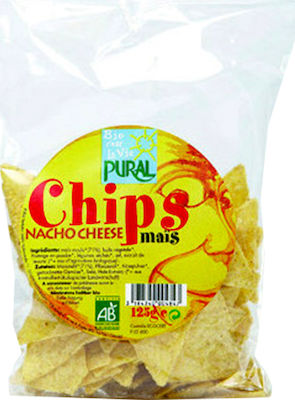 Pural Bio Kartoffelchips mit Geschmack Käse 125gr