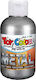 Toy Color Metal Tempera Paints Silver in Bottle 250ml 1pcs