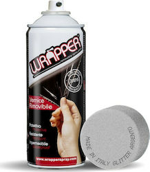 Wrapper Sprühfarbe Schutzfolie Silberglitzer 400ml Wrapper Sprühfarbe Schutzfolie Silberglitzer 400ml