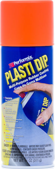 Plasti Dip Spray Protective Film Performix with Matt Effect Tangerine Orange 400ml