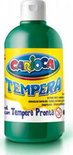 Carioca Tempera Tempera Colour Paint Bottle 500ml Green