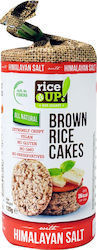RiceUp Ρυζογκοφρέτες Brown Rice Cakes με Αλάτι Ιμαλαΐων Χωρίς Γλουτένη 120gr