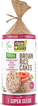 RiceUp Rice Wafers Brown Rice Cakes Classic Gluten-Free 1x120gr