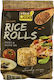 RiceUp Reiswaffeln Brown Rice Rolls Pizza Glutenfrei 1x50gr