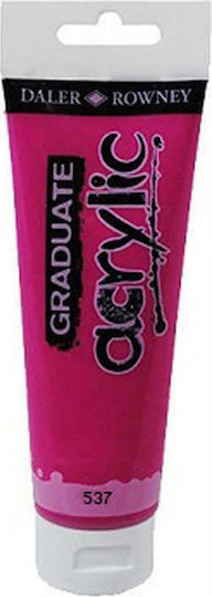 Daler Rowney Graduate Acrylic Ακρυλικό Χρώμα Ζωγραφικής Φούξια 120ml