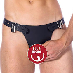 Rimba Chastity Briefs With Anal Dildo Chastity Belt