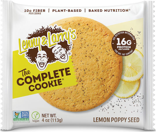 Lenny & Larry's Kekse Protein The Complete Cookie Klassisch Zitrone & Mohnsamen 1Stück 113gr