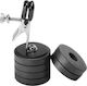 XR Master Series Onus Nipple Clip W Magnet Weights Brustwarzenklemmen in Silber Farbe