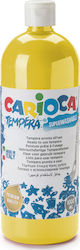 Carioca Tempera Tempera Colour Paint Bottle 1000ml Yellow