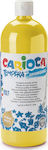 Carioca Tempera Τέμπερα Ζωγραφικής Primary Yellow σε Μπουκάλι 1000ml