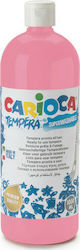 Carioca Tempera Tempera Colour Paint Bottle 1000ml Pink