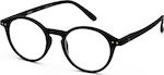 Izipizi D Women's Reading Glasses +3.00 Black