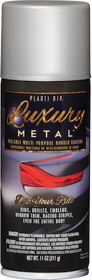 Plasti Dip Spray Film de protecție Luxury Metal cu Metalic Efect Aluminiu alb satinat 400ml