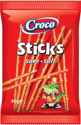 Croco Crackers Sticks Sare 1x40gr