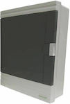 Eurolamp Wall mounted 12-Elements Fuse Box with 2 Rows W300xH325xD100mm 147-31007