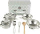 Sass & Belle Cooking Set Grey Stars για 3+ Ετών