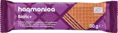 harmonica Μονόκοκκου Σίτου Organic Wafer with 1 Miss Probiotics 30gr 1pcs