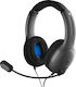 PDP LVL40 PS4 Over Ear Gaming Headset with Connection 3.5mm Gray