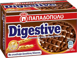 Παπαδοπούλου Μπισκότα Digestive με Επικάλυψη Σοκολάτα Γάλακτος 200gr