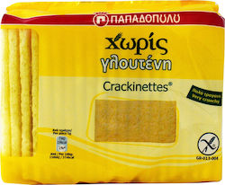Papadopoulou Crackers Crackinettes Glutenfrei 100gr Papadopoulou Crackers Crackinettes Glutenfrei 100gr